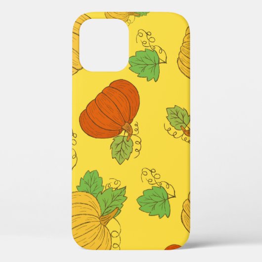 Pumpkin Doodle: Hand gezogen Nahtlos Case-Mate iPhone Hülle (Rückseite)