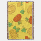 Pumpkin Doodle: Hand gezogen Nahtlos Decke (Vorderseite Vertikal)