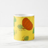 Pumpkin Doodle: Hand gezogen Nahtlos Kaffeetasse (Mittel)