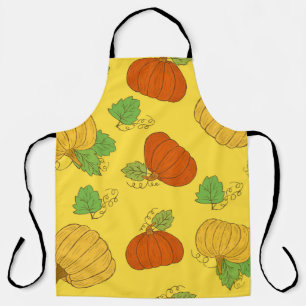 Pumpkin Doodle: Hand gezogen Nahtlos Schürze