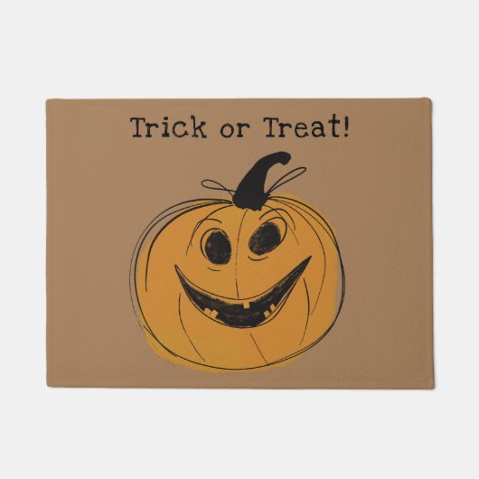 Pumpkin Door Mat Fußmatte (Vorderseite)