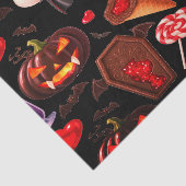 Pumpkin Dracula Spooky Niedlich Halloween Seidenpapier (Ausschnitt)