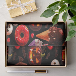 Pumpkin Dracula Spooky Niedlich Halloween Seidenpapier