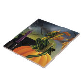 Pumpkin Dragon Cauldron Halloween Fliese (Seite)
