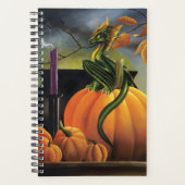 Pumpkin Dragon Cauldron Halloween Planer (Vorderseite)