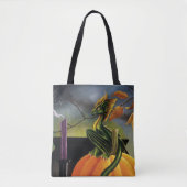 Pumpkin Dragon Cauldron Halloween Tasche (Vorderseite)