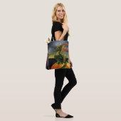 Pumpkin Dragon Cauldron Halloween Tasche (Am Model)