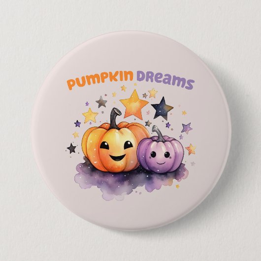 Pumpkin Dreams Button (Vorderseite)