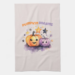 Pumpkin Dreams Geschirrtuch