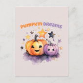 Pumpkin Dreams Postkarte (Vorderseite)