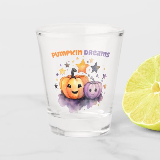 Pumpkin Dreams Schnapsglas (Vorderseite)