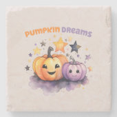 Pumpkin Dreams Steinuntersetzer (Vorderseite)