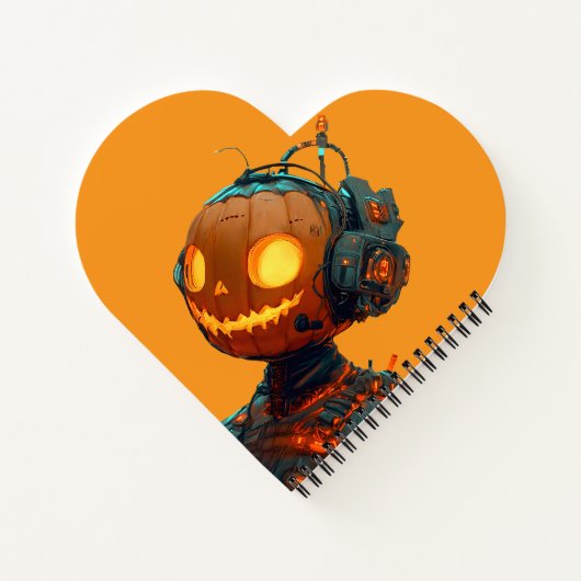 Pumpkin Droid Notizblock (Rückseite)