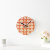 Pumpkin-Druckuhr Runde Wanduhr (Zuhause)