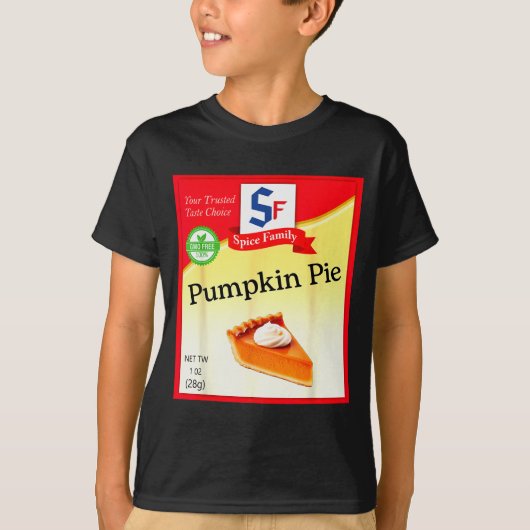 Pumpkin E Condiment Costume Holiday Sce Costumes T-Shirt (Vorderseite)