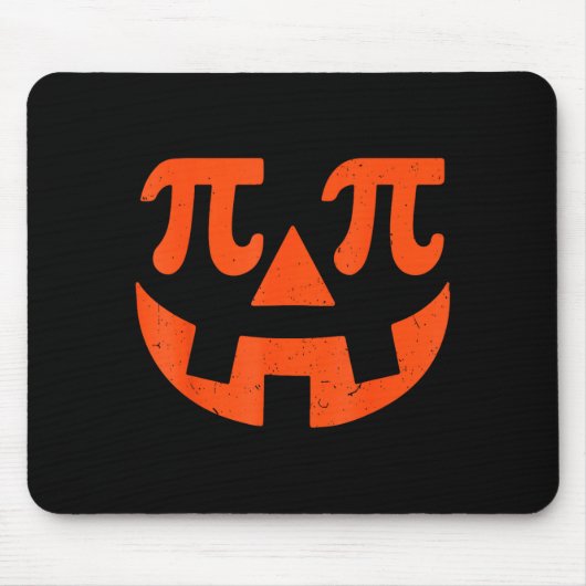 Pumpkin E Funny Math Thanksgiving Science Teacher Mousepad (Vorne)