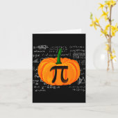 Pumpkin E Math Funny Halloween Thanksgiving Day Karte (Gelbe Blume)
