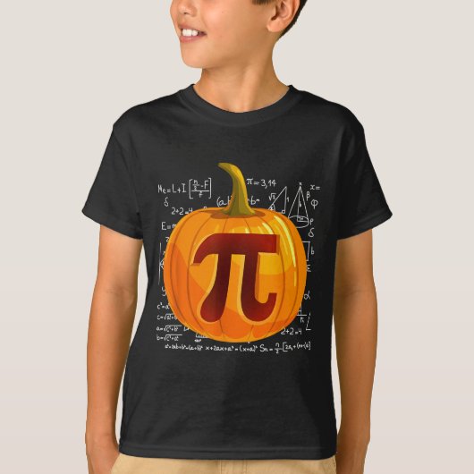 Pumpkin E Math Shirt Funny Halloween Thanksgiving (Vorderseite)