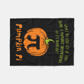 Pumpkin E Math Shirt Funny Halloween Thanksgiving  Fleecedecke (Vorderseite (Horizontal))