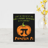Pumpkin E Math Shirt Funny Halloween Thanksgiving Karte (Gelbe Blume)