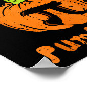 Pumpkin E Math Shirt Funny Halloween Thanksgiving Poster (Ecke)