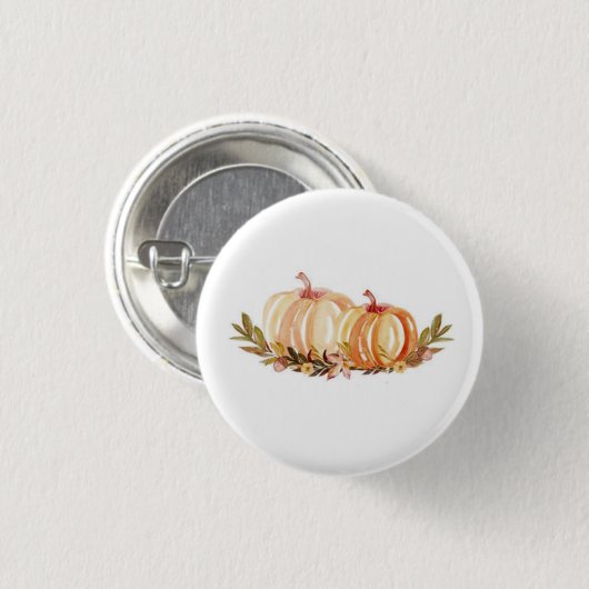 pumpkin   Editable Digital Down Button (Vorne & Hinten)