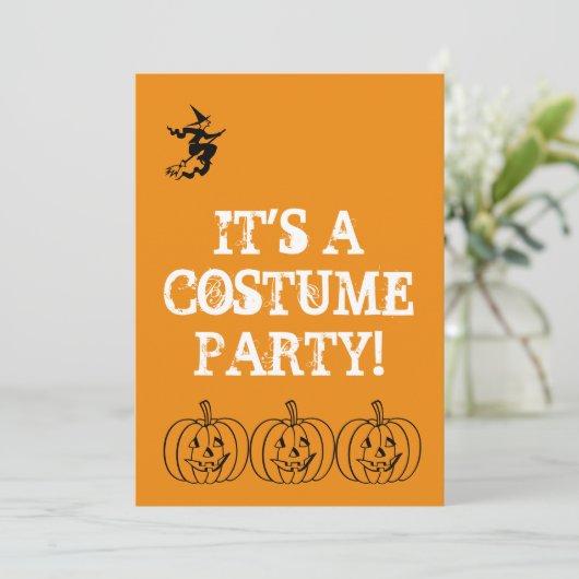 Pumpkin Einladung (Stehend Vorderseite)