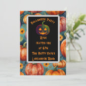 Pumpkin Einladung (Stehend Vorderseite)