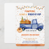 Pumpkin-Einladung Einladung (Vorne/Hinten)