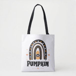 Pumpkin Elegant Black Rainbow Tasche