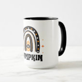 Pumpkin Elegant Black Rainbow Tasse (VorderseiteRechts)