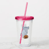 Pumpkin Elephant Acryltrinkbecher (Rückseite)