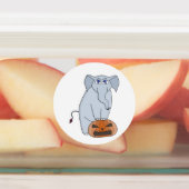 Pumpkin Elephant Etiketten (Befestigt)