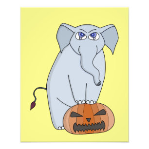 Pumpkin Elephant Fotodruck
