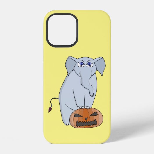 Pumpkin Elephant iPhone Hülle (Rückseite)