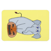 Pumpkin Elephant Magnet (Horizontal)