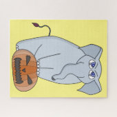 Pumpkin Elephant Puzzle (Horizontal)