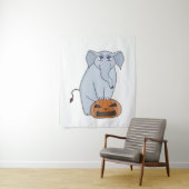 Pumpkin Elephant Wandteppich (Beispiel)