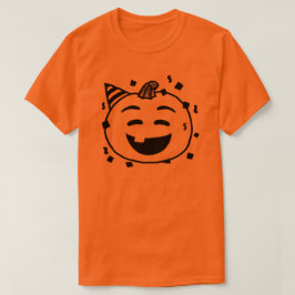 Pumpkin Emoji Gruppe Kostüm Halloween-Party Emoji T-Shirt