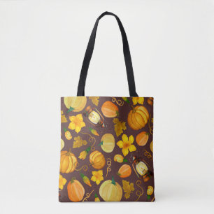 Pumpkin Ernte Autumn Watercolor Muster Tasche
