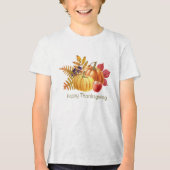 Pumpkin Erntedank Boys T - Shirt (Vorderseite)