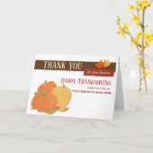 Pumpkin Erntedank Business Grußkarten Karte (Gelbe Blume)