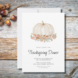 Pumpkin Erntedank Dinner Einladung