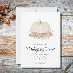 Pumpkin Erntedank Dinner Einladung