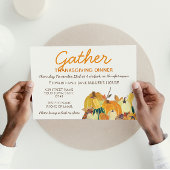 Pumpkin Erntedank Einladung