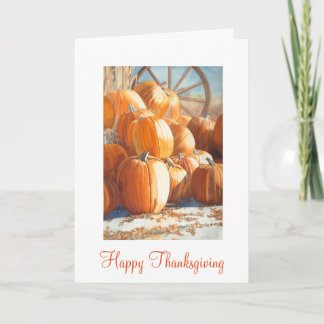 Pumpkin-Erntedank Feiertagskarte