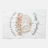 Pumpkin-Erntedank Geschirrtuch (Horizontal)