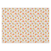 Pumpkin Erntedank Gingham Gray Tischdecke (Vorderseite (Horizontal))