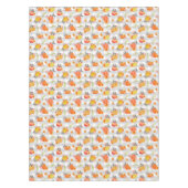 Pumpkin Erntedank Gingham Gray Tischdecke (Vorderseite)