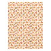 Pumpkin Erntedank Gingham Peach Tischdecke (Vorderseite)